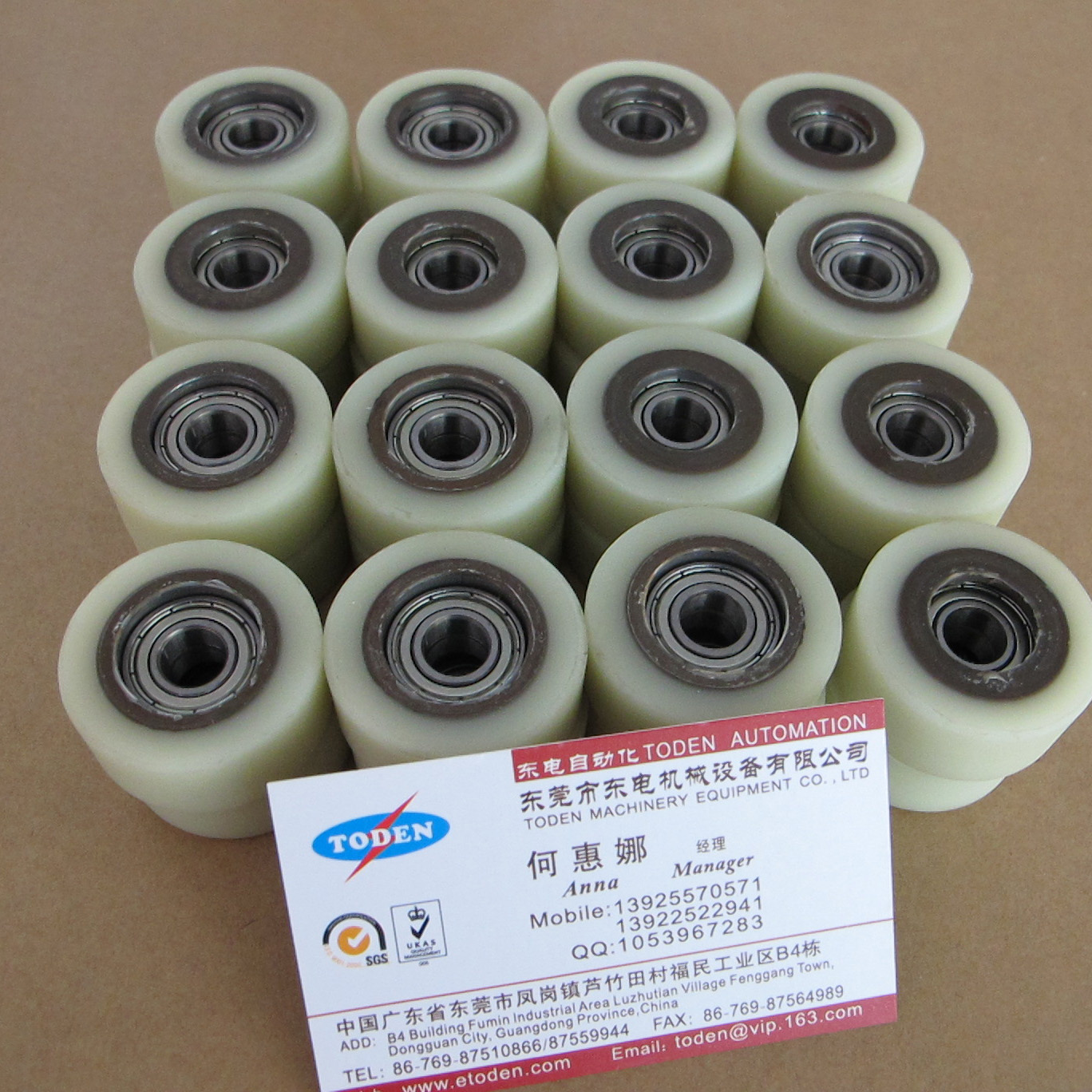 Φ40大号包胶轮
